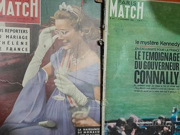 25  vecchie riviste paris match jfk oppenheimer 