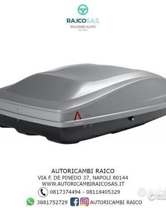 BOX BAULE PORTATUTTO SPARK 400 ECO COLORE SILVER M