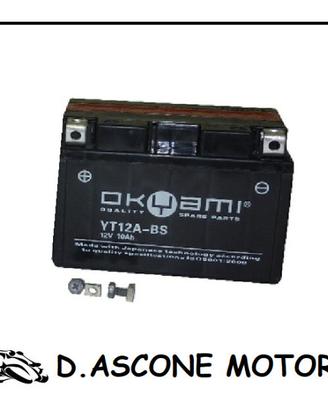 BATTERIA OKYAMI OT12A-BS CON ACIDO