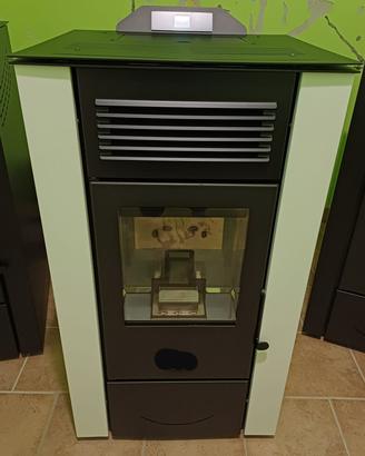 stufa a pellet 15 kw canalizzata 