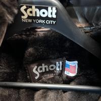 Giubbotto Scott originale in pelle colore marrone