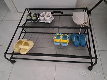 Scarpiera salvaspazio bassa