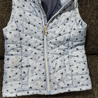 Piumino senza maniche bambina