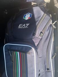 Zaino Porta Scarponi EA7 Emporio Armani FISI Sci