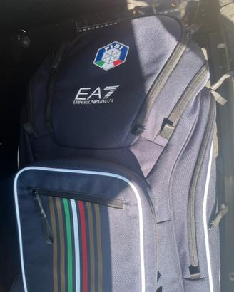 Zaino Porta Scarponi EA7 Emporio Armani FISI Sci