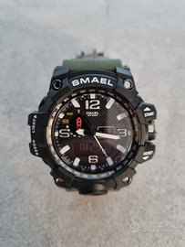 Orologio Uomo Smael 1545 - v.Militare Chrono Shock