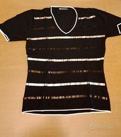 Maglietta donna elegante nera