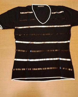 Maglietta donna elegante nera