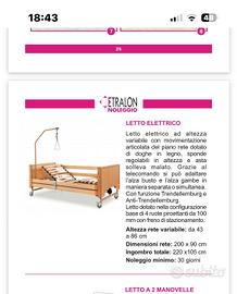 Letto elettrico Etralon