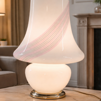 GRANDE LAMPADA DA TAVOLO MUSHROOM IN VETRO MURANO