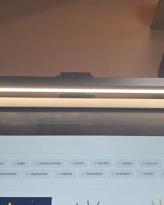 Luce ergonomica schermi pc - attenua luce blu