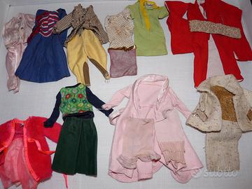 Vestiti bambole Barbie e Ken vintage anni  60-70
