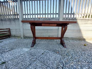 Tavolo consolle in arte povera