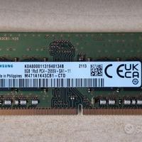 moduli ram sodimm 8 GB ddr4 nuovi