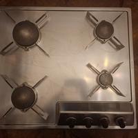 Piano cottura a gas Alpes Inox 4 fuochi