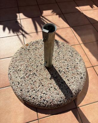 Base per ombrellone da giardino in graniglia