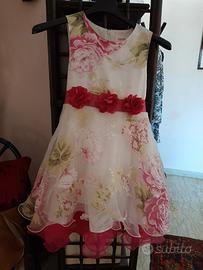 vestito cerimonia 6/7 anni