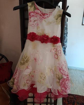 vestito cerimonia 6/7 anni
