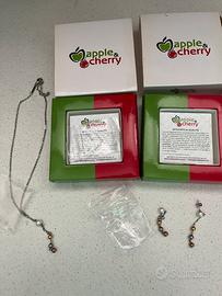 Orecchini e collana apple e cherry
