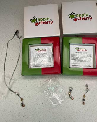 Orecchini e collana apple e cherry