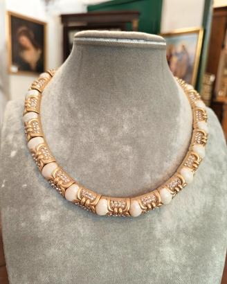 Collana girocollo vintage stile barocco per donna