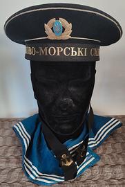 Berretto Militare Marina Ucraina Soviet + fazzolet