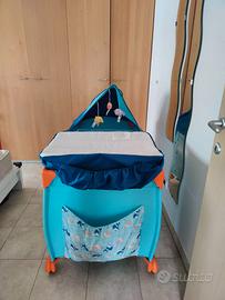 Set completo con altalena, lettino e seggiolino pe