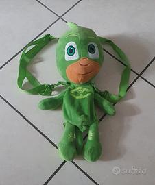 Zaino peluche Plush PJ Masks Jeko con cerniera 42 