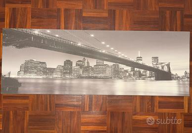 Stampa su tela ponte brooklyn 115x40cm