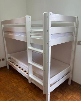 Letto a castello per Bambini  70x160 + materassi