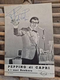 Peppino di Capri/Rockers Carisch autografato '60