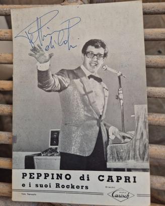 Peppino di Capri/Rockers Carisch autografato '60