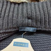 Giacca montgomery lana con pelliccia 
