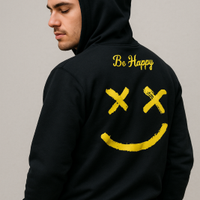 🖤 Felpa con Cappuccio "Smile" Nera