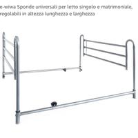 Sponde regolabili letto sìngolo e matrimoniale