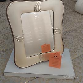 Cornice a specchio vintage in argento 750