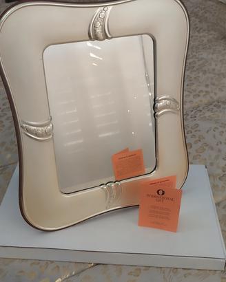 Cornice a specchio vintage in argento 750