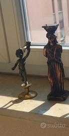 lotto 2 antichi portaorologi XIX secolo