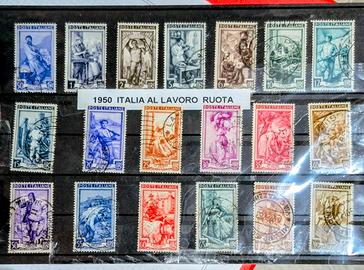 francobolli  ITALIA AL LAVORO