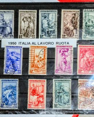 francobolli  ITALIA AL LAVORO
