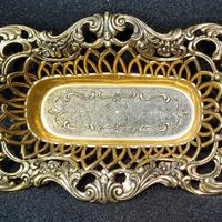 Сiotola-Vaso decorativo vintage in ottone