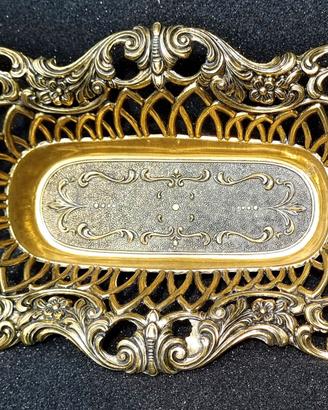 Сiotola-Vaso decorativo vintage in ottone