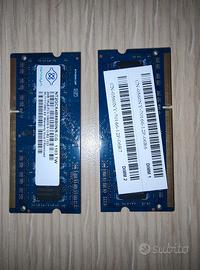Memoria Ram 2x2GB (4GB) 1Rx8 DDR3