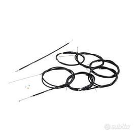 KIT CAVI E GUAINE TEFLON NERI PER VESPA PX PE PRIM