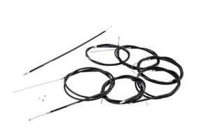KIT CAVI E GUAINE TEFLON NERI PER VESPA PX PE PRIM