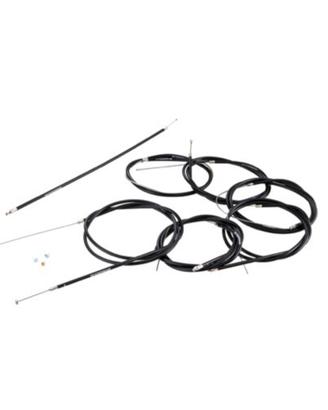 KIT CAVI E GUAINE TEFLON NERI PER VESPA PX PE PRIM