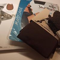 Set 4 calze donna collant e gambaletto