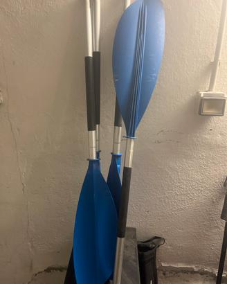 Coppia di remi per canoa