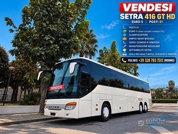 SETRA S 416 GT HD 3 ASSI * EURO 5 * 61 POSTI * TOI