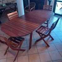 set giardino in teck firmato Arredi Italia